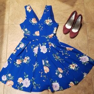 Blue flower dress